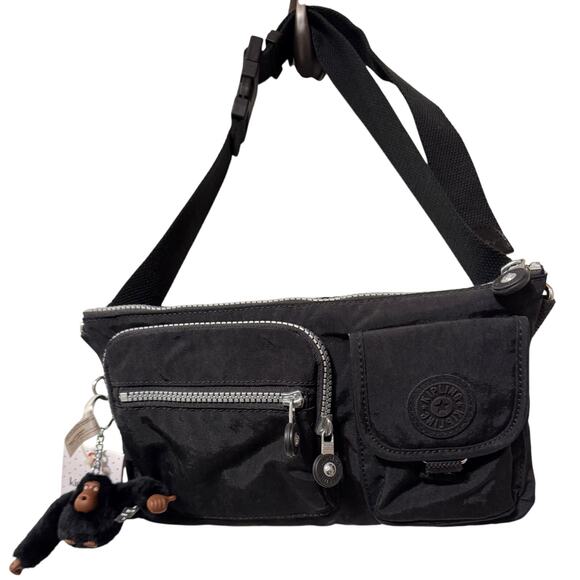 Kipling Presto Up Waist Pack in Black NWT - Picture 1 of 8